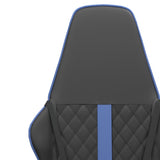 Chaise de jeu Noir et bleu Similicuir