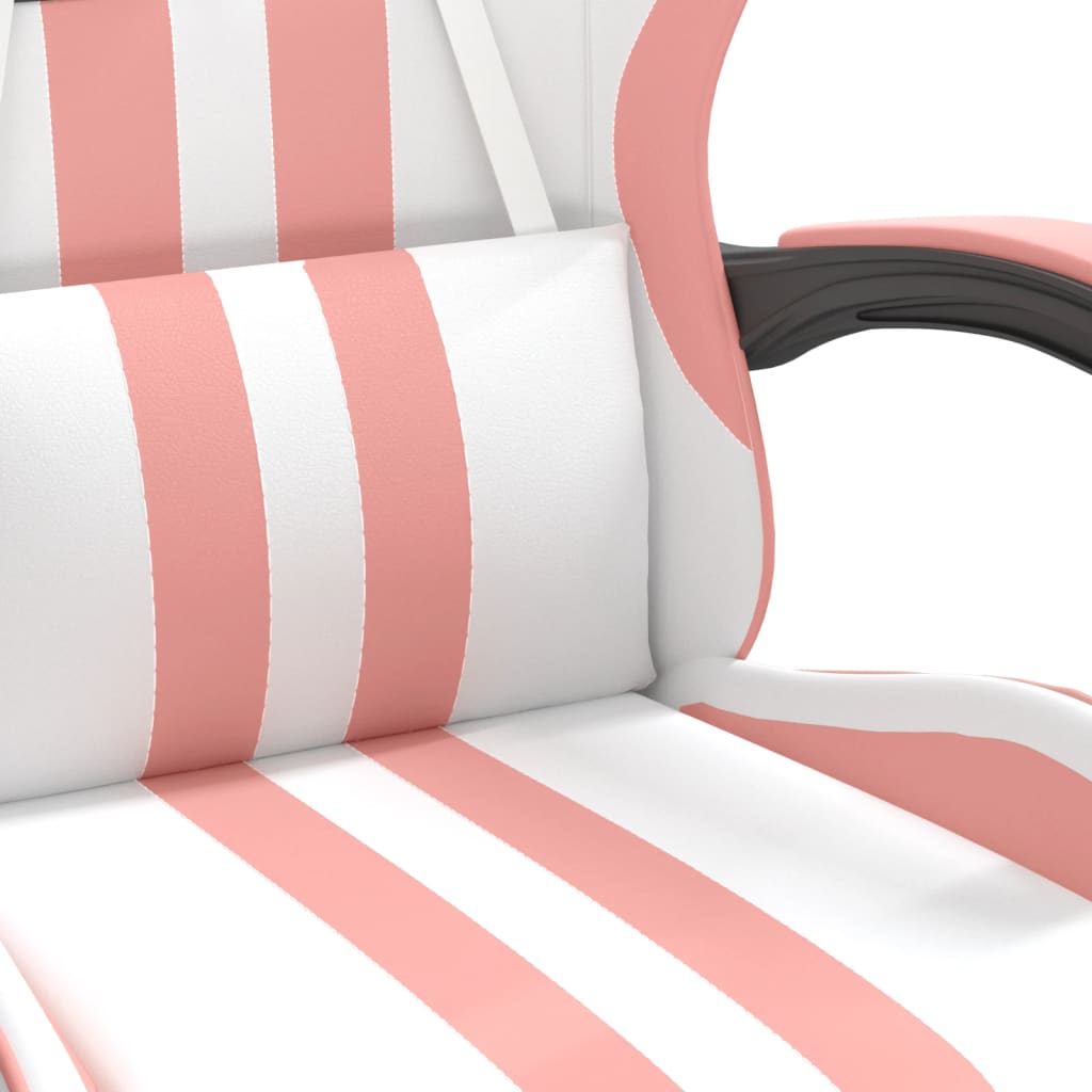 Chaise de jeu Blanc et rose Similicuir