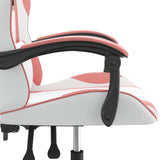 Chaise de jeu Blanc et rose Similicuir