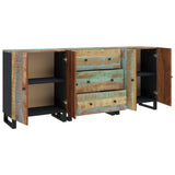 Buffets 3 pcs Bois massif de récupération