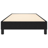 Cadre de lit sans matelas noir 90x190 cm tissu