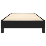 Cadre de lit sans matelas noir 100x200 cm tissu