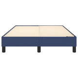 Cadre de lit sans matelas bleu 120x200 cm tissu