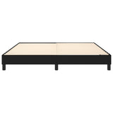 Cadre de lit sans matelas noir 160x200 cm tissu