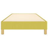 Cadre de lit sans matelas vert 80x200 cm tissu