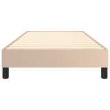 Cadre de lit sans matelas cappuccino 80x200 cm similicuir