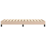 Cadre de lit sans matelas cappuccino 80x200 cm similicuir