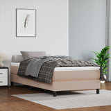 Cadre de lit sans matelas cappuccino 80x200 cm similicuir