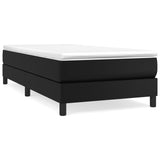 Cadre de lit sans matelas noir 90x190 cm similicuir