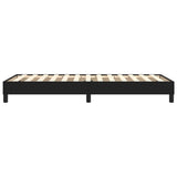 Cadre de lit sans matelas noir 90x190 cm similicuir