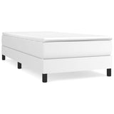 Cadre de lit sans matelas blanc 90x190 cm similicuir