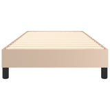 Cadre de lit sans matelas cappuccino 90x190 cm similicuir