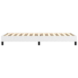 Cadre de lit sans matelas blanc 90x200 cm similicuir