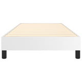 Cadre de lit sans matelas blanc 100x200 cm similicuir