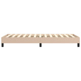 Cadre de lit sans matelas cappuccino 100x200 cm similicuir