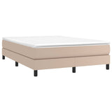 Cadre de lit sans matelas cappuccino 140x190 cm similicuir