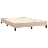 Cadre de lit sans matelas cappuccino 140x190 cm similicuir