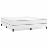 Cadre de lit sans matelas blanc 160x200 cm similicuir