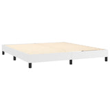 Cadre de lit sans matelas blanc 160x200 cm similicuir