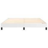 Cadre de lit sans matelas blanc 160x200 cm similicuir