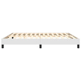 Cadre de lit sans matelas blanc 160x200 cm similicuir