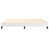 Cadre de lit sans matelas blanc 200x200 cm similicuir