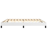 Cadre de lit sans matelas blanc 200x200 cm similicuir