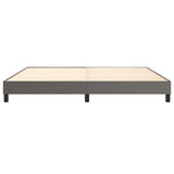 Cadre de lit sans matelas gris 200x200 cm similicuir