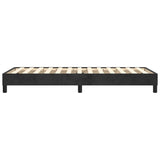 Cadre de lit sans matelas noir 80x200 cm velours