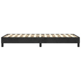 Cadre de lit sans matelas noir 90x190 cm velours