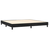 Cadre de lit sans matelas noir 200x200 cm velours