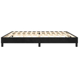 Cadre de lit sans matelas noir 200x200 cm velours