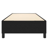 Cadre de lit sans matelas noir 100x200 cm tissu