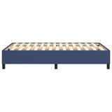 Cadre de lit sans matelas bleu 120x200 cm tissu