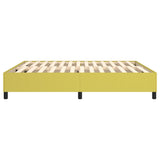 Cadre de lit sans matelas vert 180x200 cm tissu