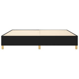 Cadre de lit sans matelas noir 200x200 cm tissu