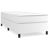 Cadre de lit sans matelas blanc 80x200 cm similicuir