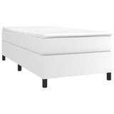 Cadre de lit sans matelas blanc 80x200 cm similicuir