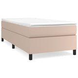 Cadre de lit sans matelas cappuccino 80x200 cm similicuir