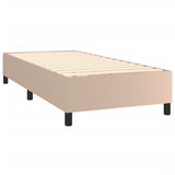 Cadre de lit sans matelas cappuccino 80x200 cm similicuir