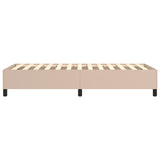 Cadre de lit sans matelas cappuccino 80x200 cm similicuir