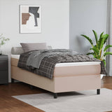 Cadre de lit sans matelas cappuccino 80x200 cm similicuir