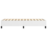 Cadre de lit sans matelas blanc 90x190 cm similicuir