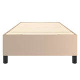 Cadre de lit sans matelas cappuccino 90x200 cm similicuir