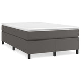 Cadre de lit sans matelas gris 120x200 cm similicuir