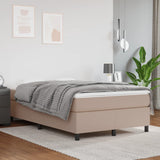 Cadre de lit sans matelas cappuccino 120x200 cm similicuir