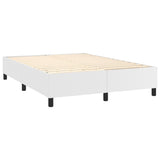 Cadre de lit sans matelas blanc 140x190 cm similicuir