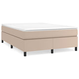 Cadre de lit sans matelas cappuccino 140x200 cm similicuir