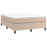 Cadre de lit sans matelas cappuccino 140x200 cm similicuir