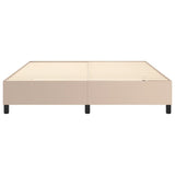 Cadre de lit sans matelas cappuccino 160x200 cm similicuir